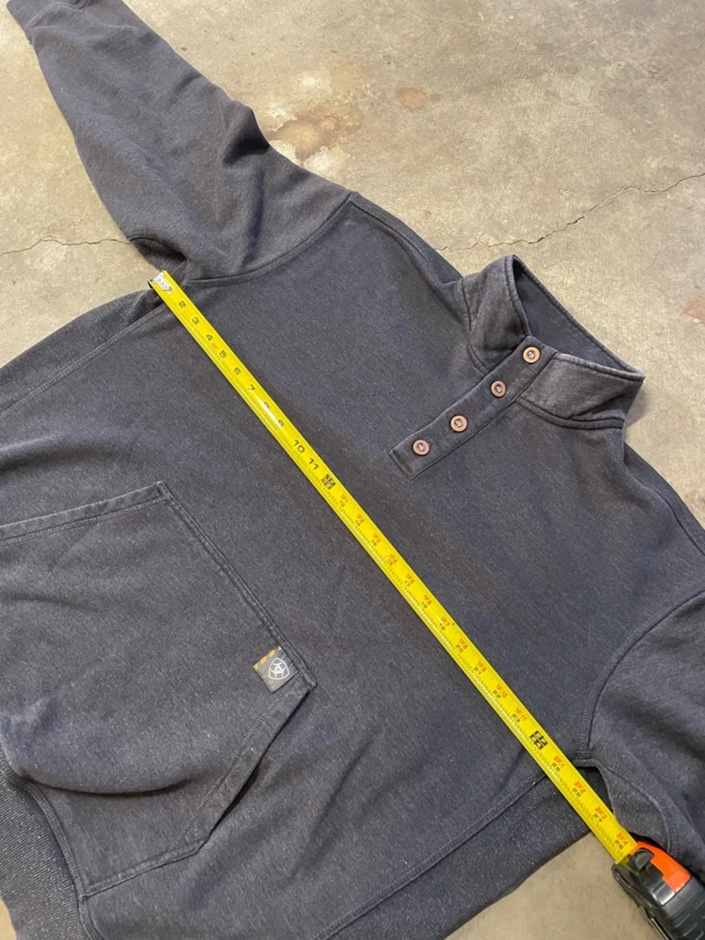 Ariat Rebar Quarter Button Up Sweatshirt